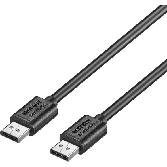 Best Buy essentials™ - BE-PCDPDP6 6' DisplayPort Cable - Black - Picture 1 of 9